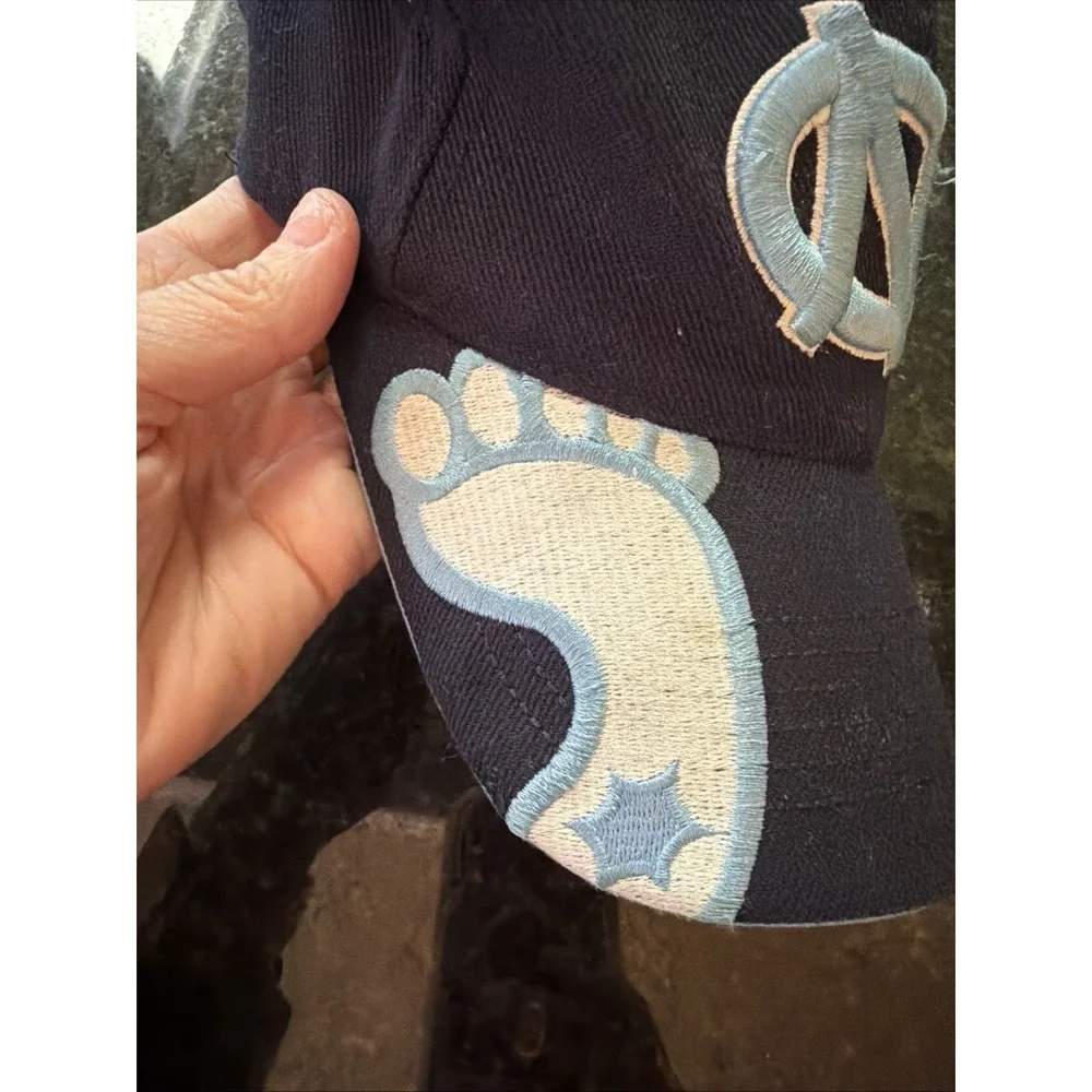 UNC Tar Heels Top Of The‎ World NCAA Hat Foot Navy North Carolina Adjustable Cap